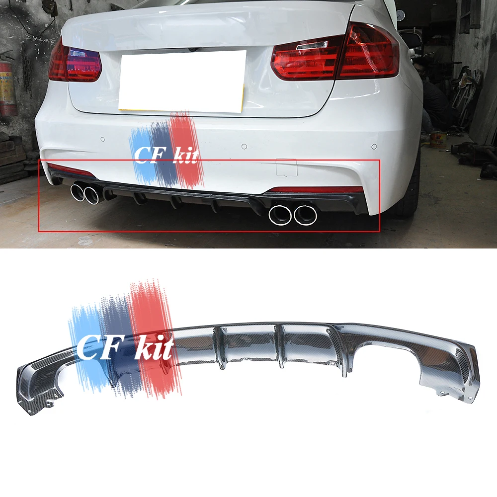 Задний диффузор из углеродного волокна для BMW F30 F31 2012-2018 м | Автомобили и мотоциклы