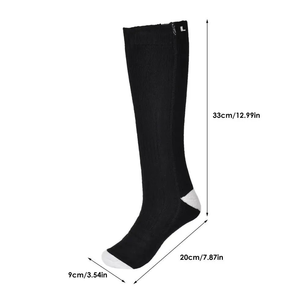Winter Warm Socks USB Electric Heating Socks Three-speed Thermostat Outdoor Camping Fishing Cycling Skiing Equipment