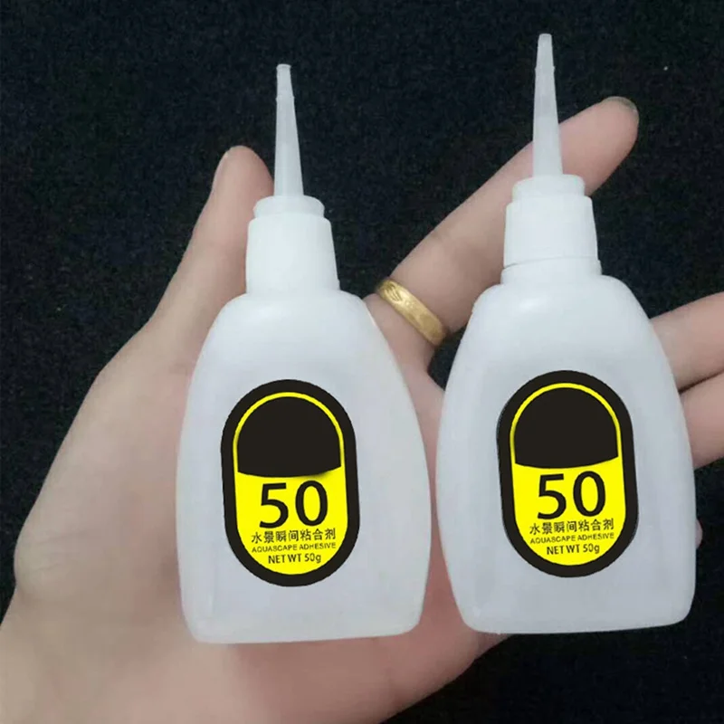 1 шт. Water Plant мох цианакрилатный клей водные растения Украшение быстро высыхают