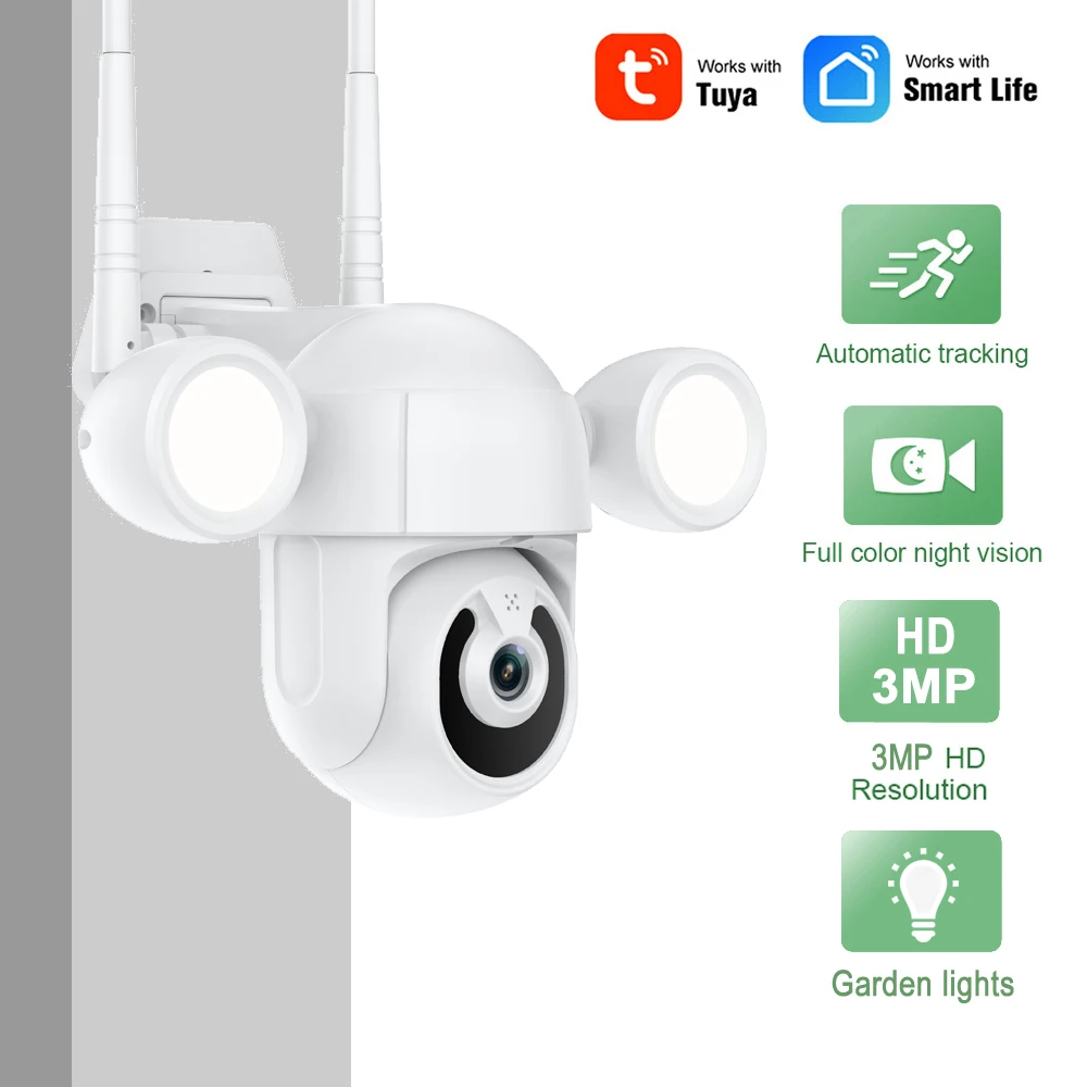 

Камера видеонаблюдения, 3 Мп, водонепроницаемая, PTZ, WiFi