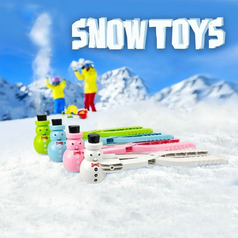 1 предмет Одежда с рисунками снеговика мяч Форма снег снежок чайник зима Пластик