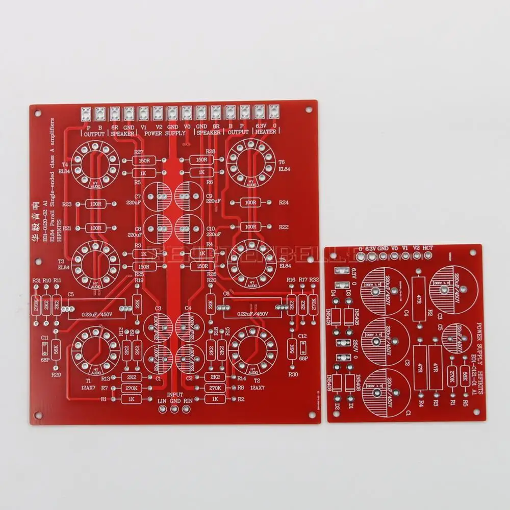 EL84 Class A Parallel Single-ended Amplifier Board + Power Supply Board Finished&DIY Kit