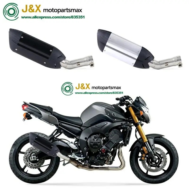 Слипоны для Yamaha FZ8N FZ8 FZ800 2010 2011 2012 2013 2015 мотоциклетная полная выхлопная система