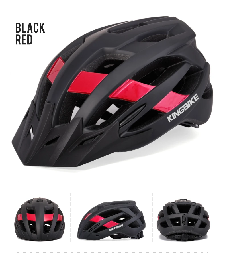 

KINGBIKE Outdoor Bicycle Cycling Helmet Motorbike Helmet Road Bike Cycle Helmet Mens Women for Bike Riding Safety Adult Helmet