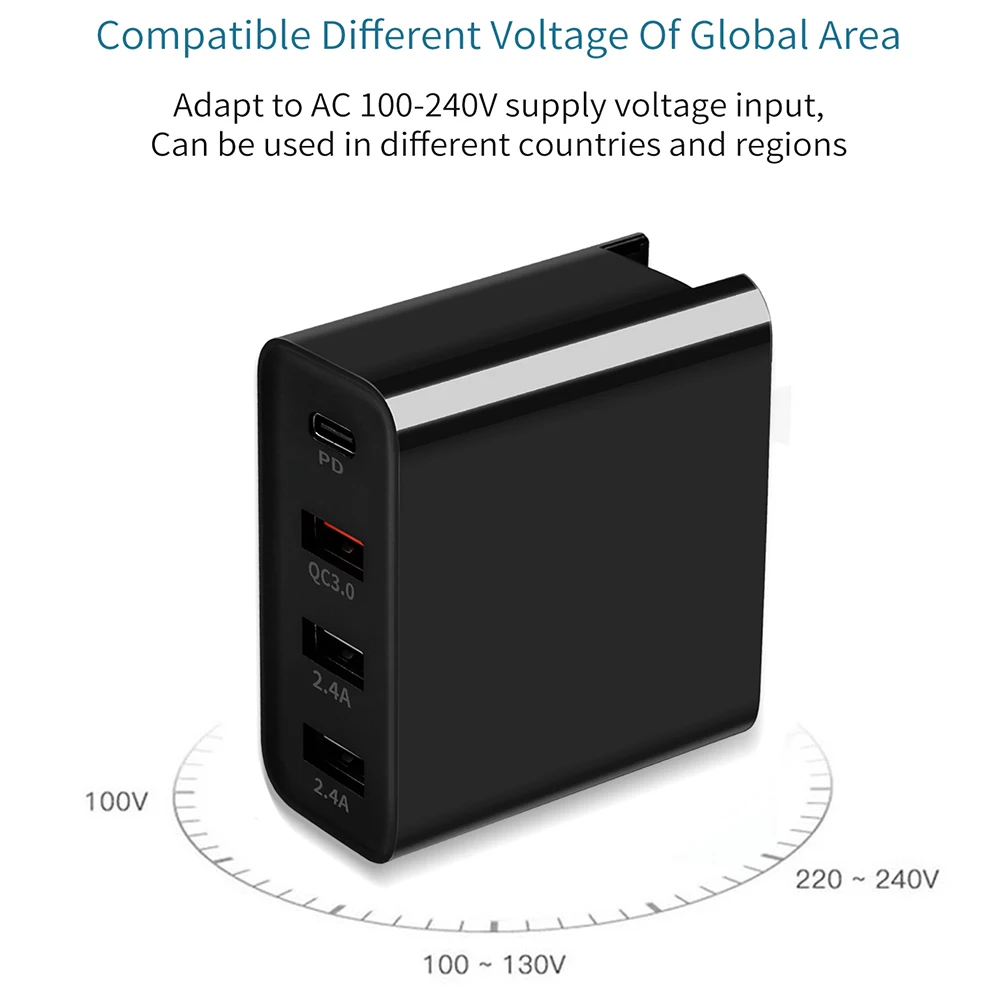 GOOJODOQ PD зарядное устройство 48 Вт USB быстрое зарядное устройство QC3.0 настенное зарядное устройство для iphone 11 XS Max Pro Apple iPad для samsung huawei Xiaomi Tablet