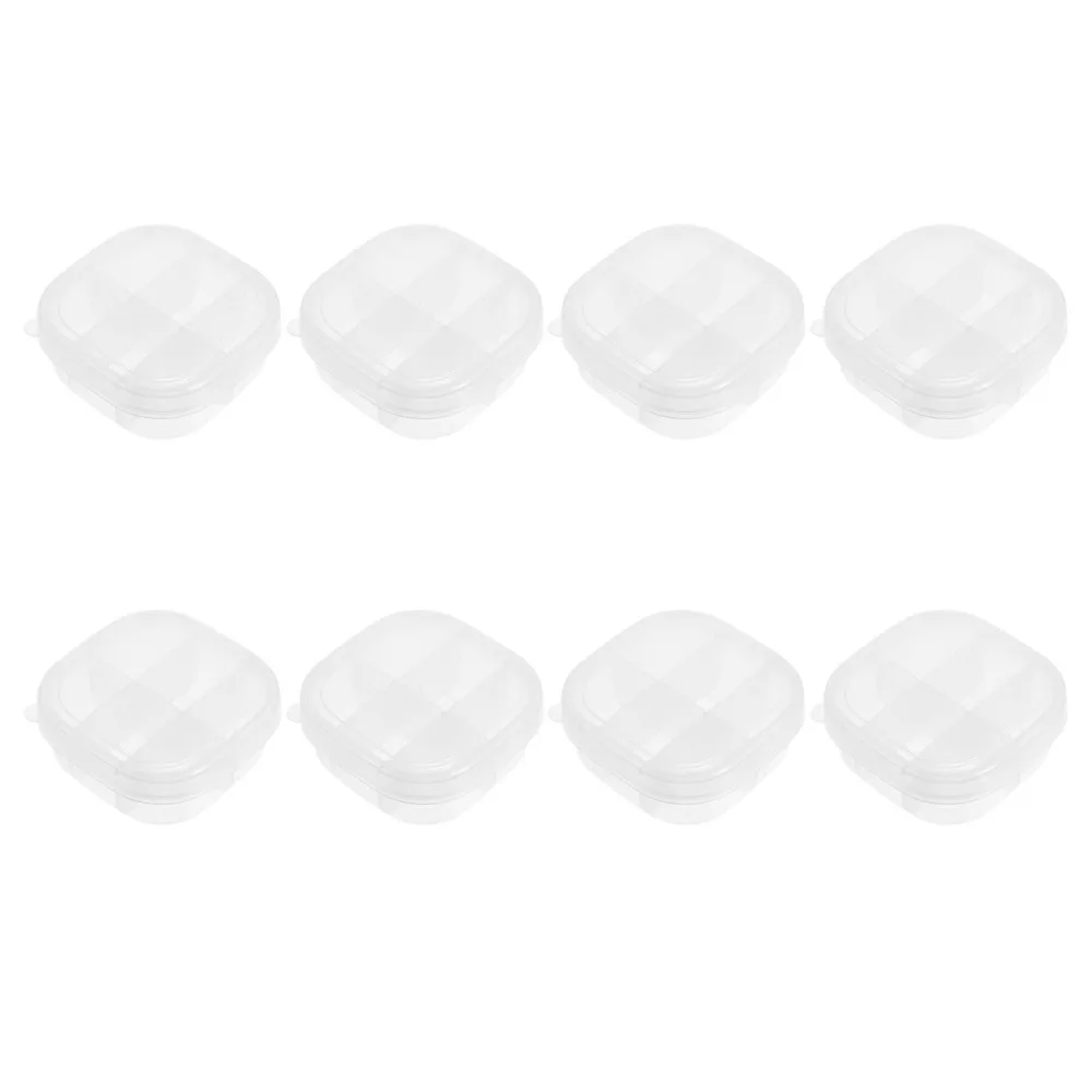 

8Pcs Pill Boxes Pill Containers Pill Cases Medicine Holders (Transparent Color)