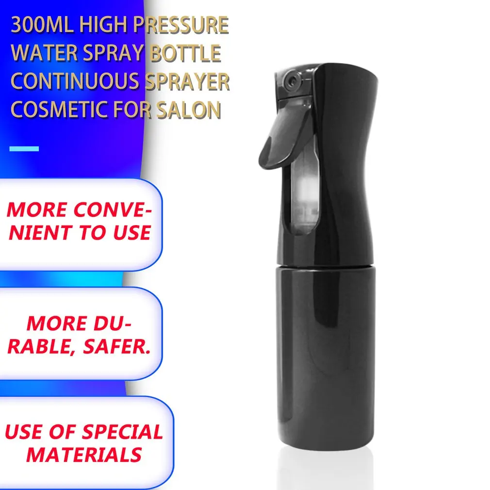 

300ml High Pressure Water Spray Bottle Continuous Sprayer Cosmetic Moisture For Salon Barbers Spray Water Hairdressing Tool