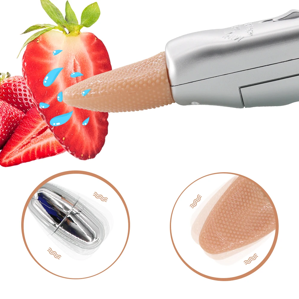 Двойной фаллоимитатор EXVOID с прыжком на язычке секс-шоп Стимулятор клитора