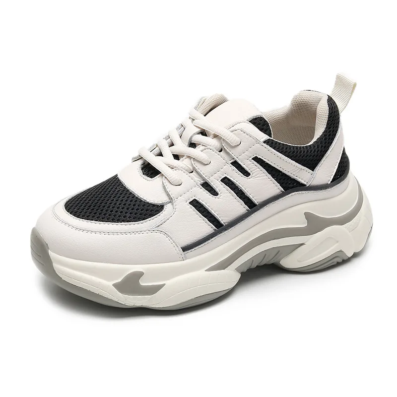 

2020 New Autumn Women's Shoes Wild Sports Shoes Net Red Korean Student Ins Casual Thick-soled Women Trend Casual Sneakers