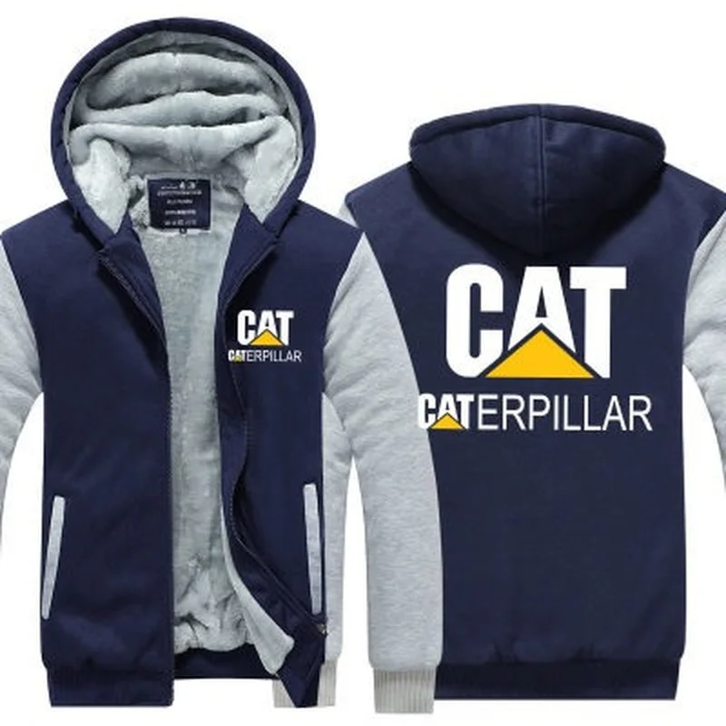 

Куртка мужская зимняя с капюшоном и принтом кота, на молнии