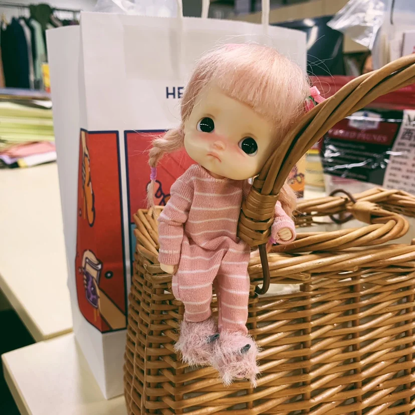 M0064 детская игрушка ручной работы 1/12 ob11 кукла blyth BJD/SD кукла аксессуары GSC милые меховые кроссовки белый розовый черный 1 пара