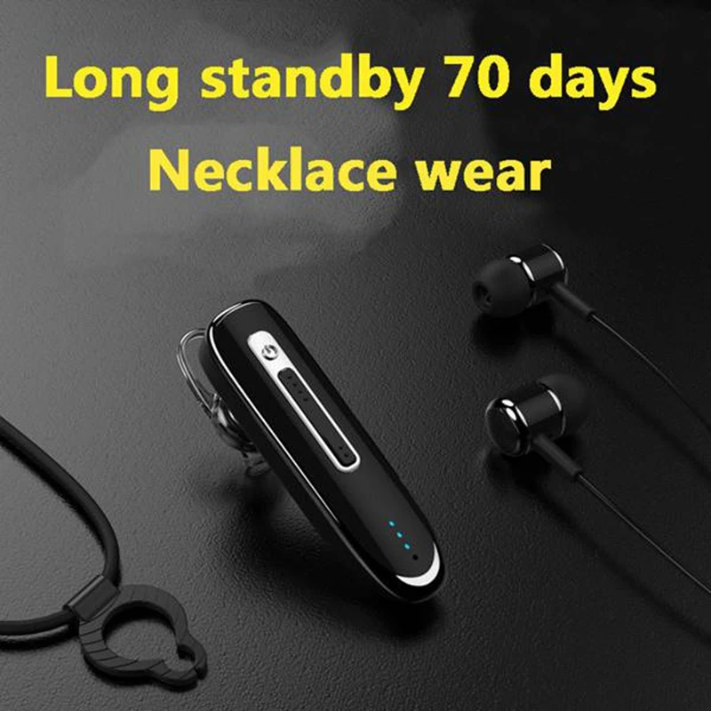 Ожерелье Bluetooth наушники Беспроводная гарнитура Handsfree Earhook спортивные с