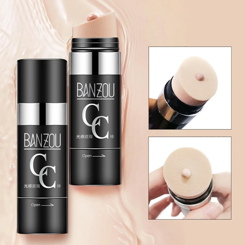 Увлажняющий крем CC для жирной кожи Очищающий Осветляющий консилер Стойкий BB