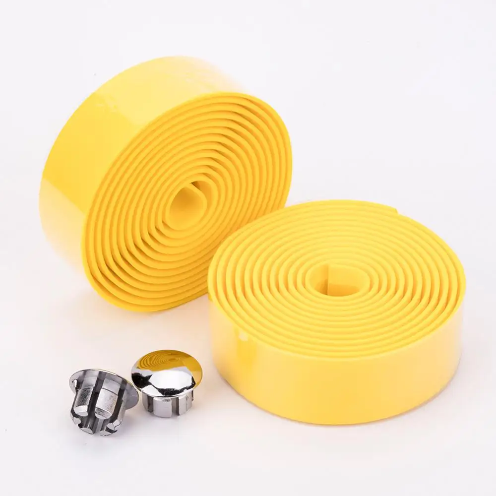 Лента для руля велосипеда однотонная нескользящая резиновая амортизирующая