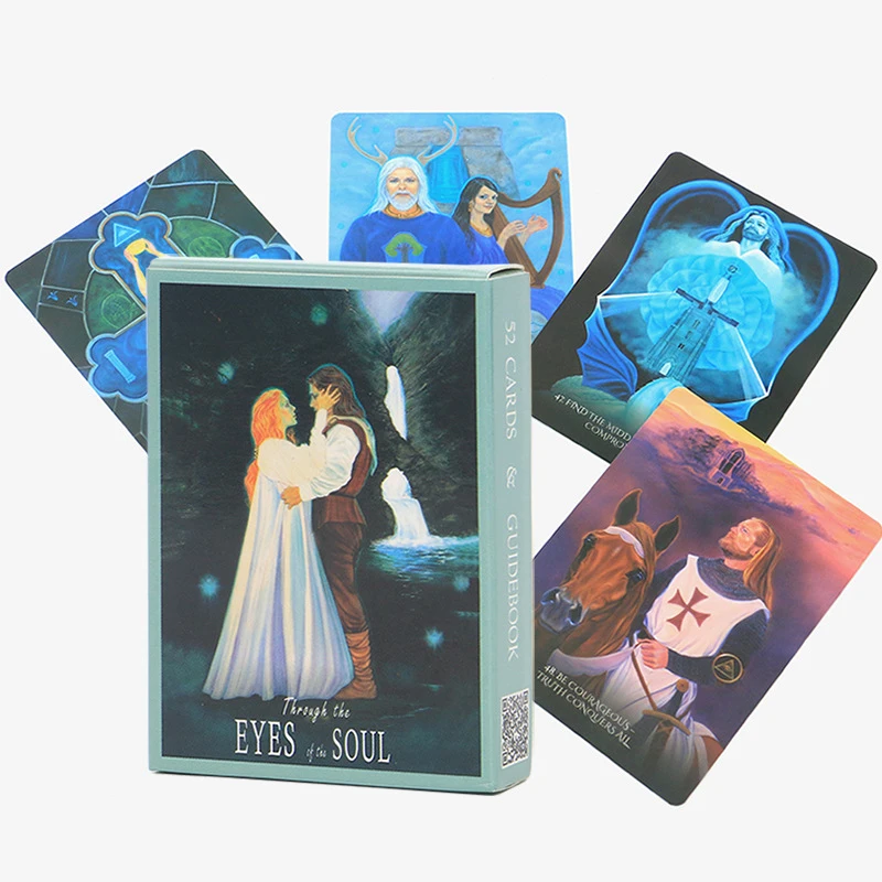 

52 шт./компл. «глаза души», карточная игра-Оракл, чтение судьбы, Таро, настольная игра