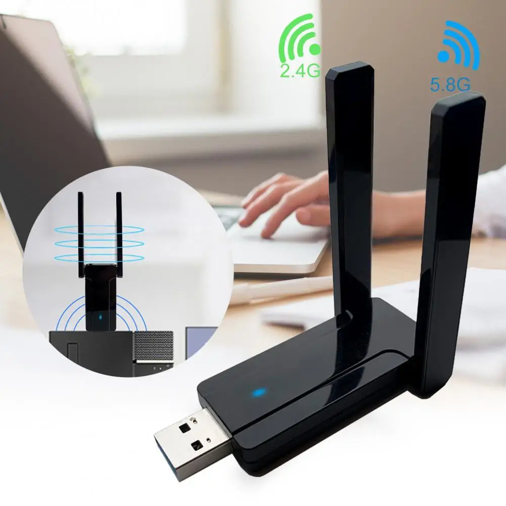 USB Wi-Fi адаптер 2 4 ГГц 867 Мбит/с 8/10 | Компьютеры и офис