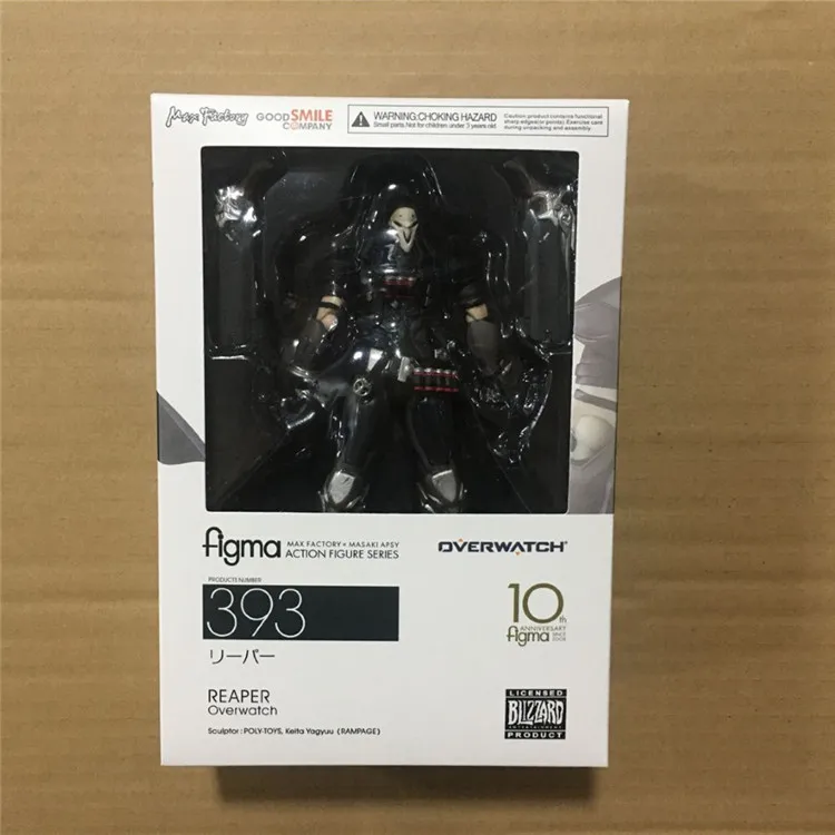 17 см ow Figma 393 overclock Reaper Series ПВХ экшн фигурка модели игрушки кукла подарок|Игровые