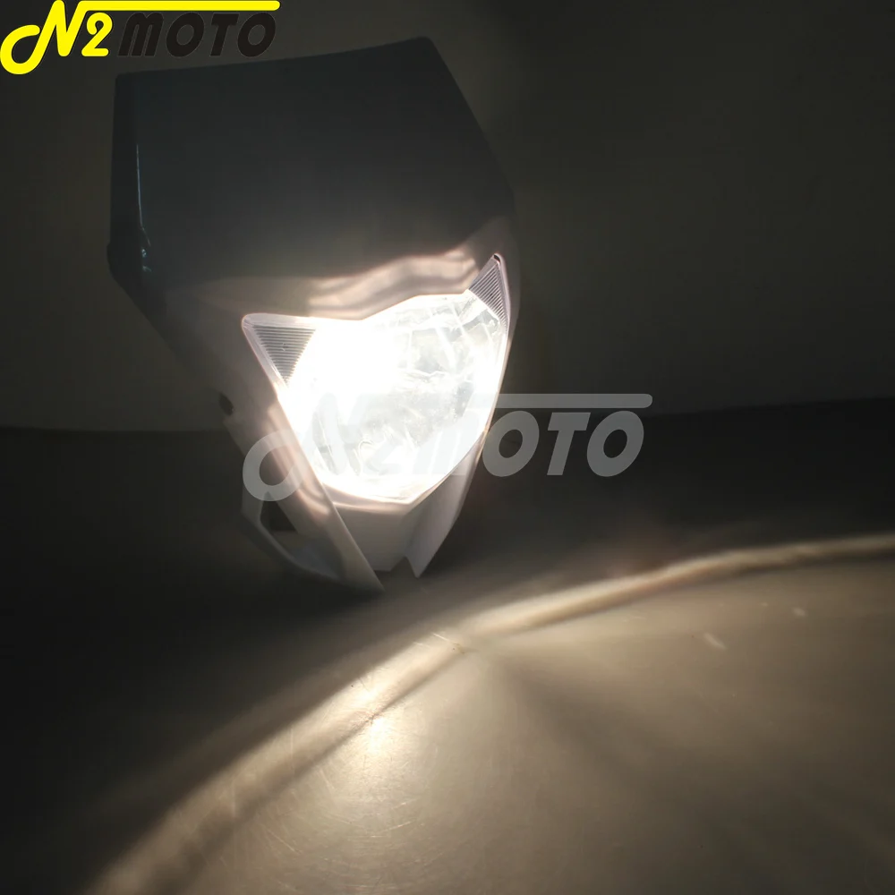 Черные мотоциклетные фары обтекатель для YAMAHA YZ TTR WR XT 250 450 600 WR250F WR450F Dual Sport Enduro