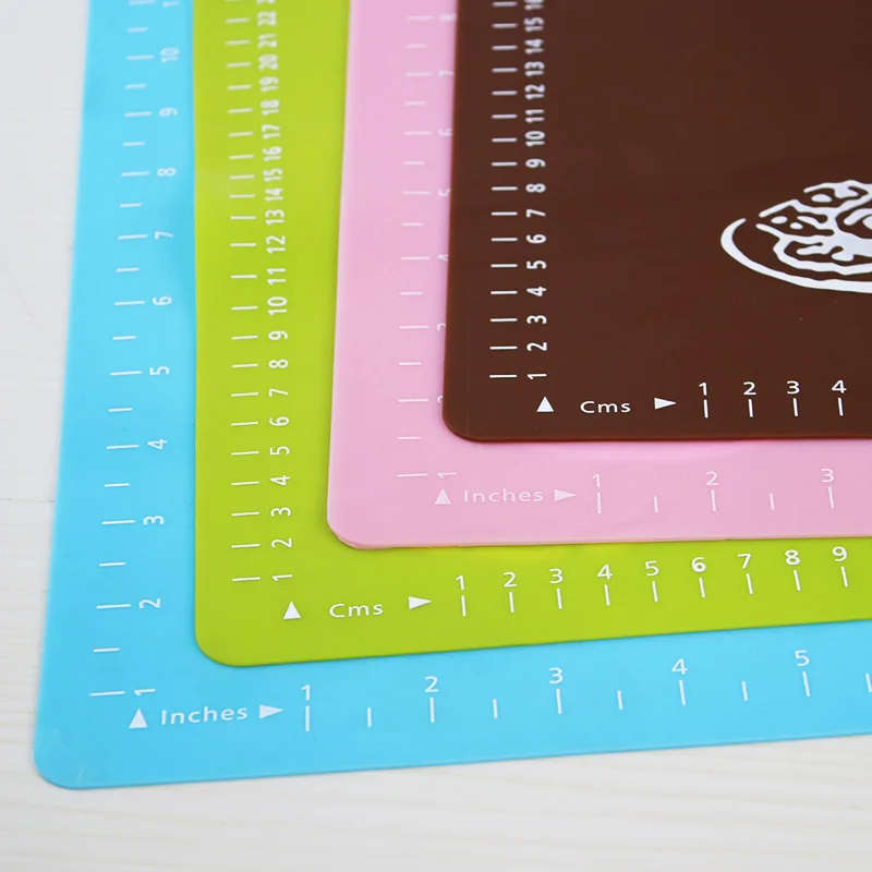 Силиконовые роликовые коврики для резки синего торта пластиковая Скалка с