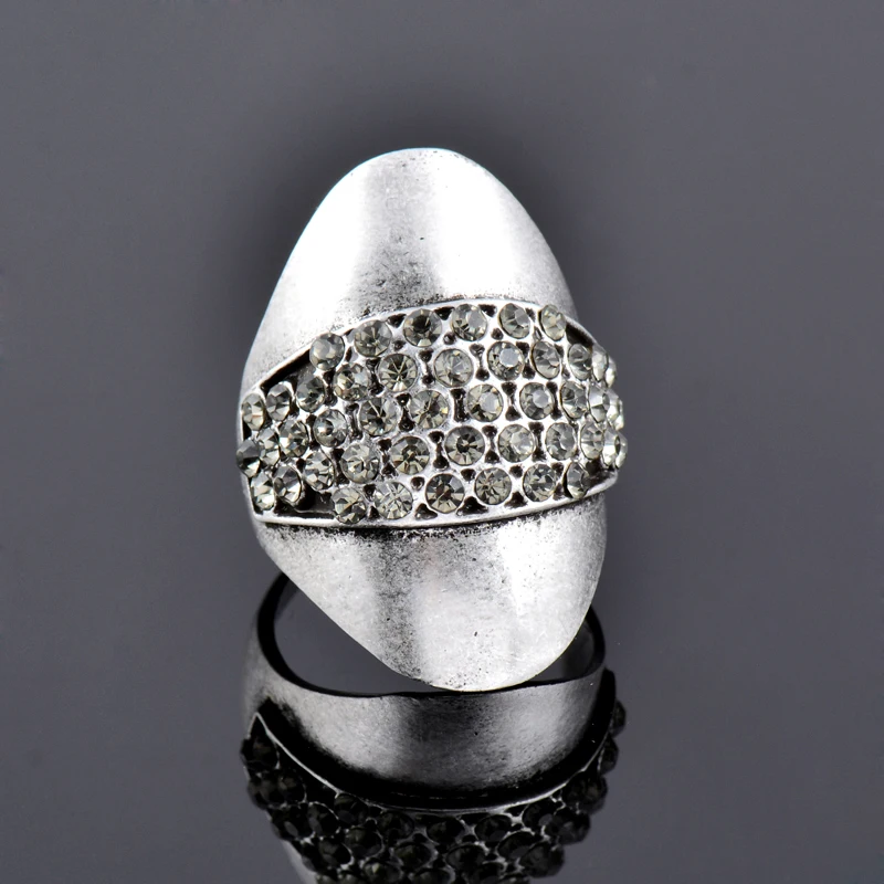 LEEKER винтажные уникальные кольца в форме шаттбола для женщин античное серебряное