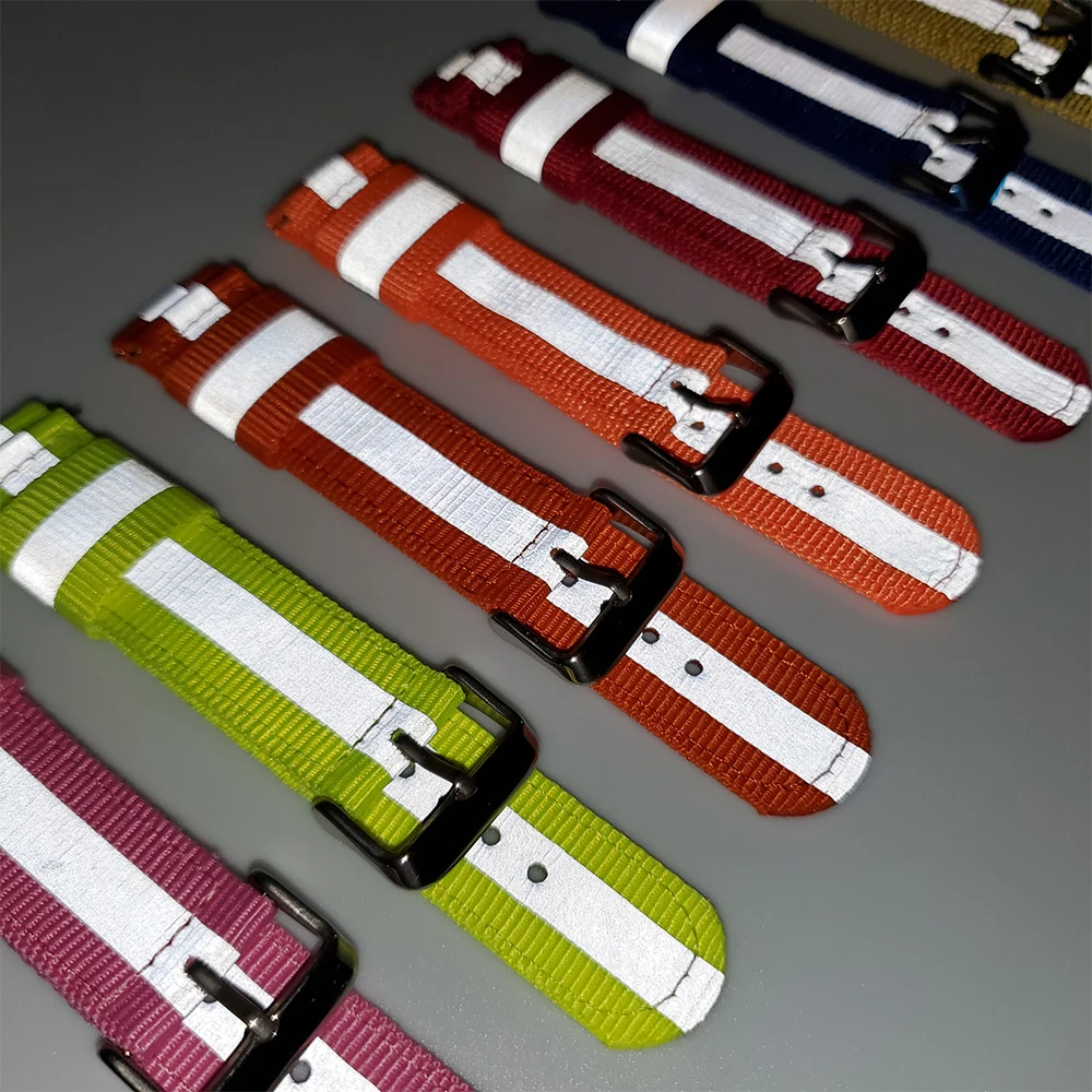 

Ремешок нейлоновый для Samsung Galaxy Watch 46 мм S3/HUAWEI GT 2e GT 2 46 мм/Amazfit GTR 47 мм, браслет для наручных часов, 22 мм