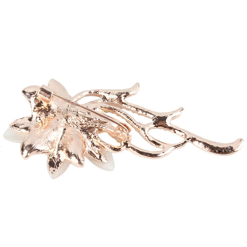 Brooches Rhinestone Brooch Gold Color Flower Bouquet Pin Bridal Wedding Jewelry Gift | Украшения и аксессуары