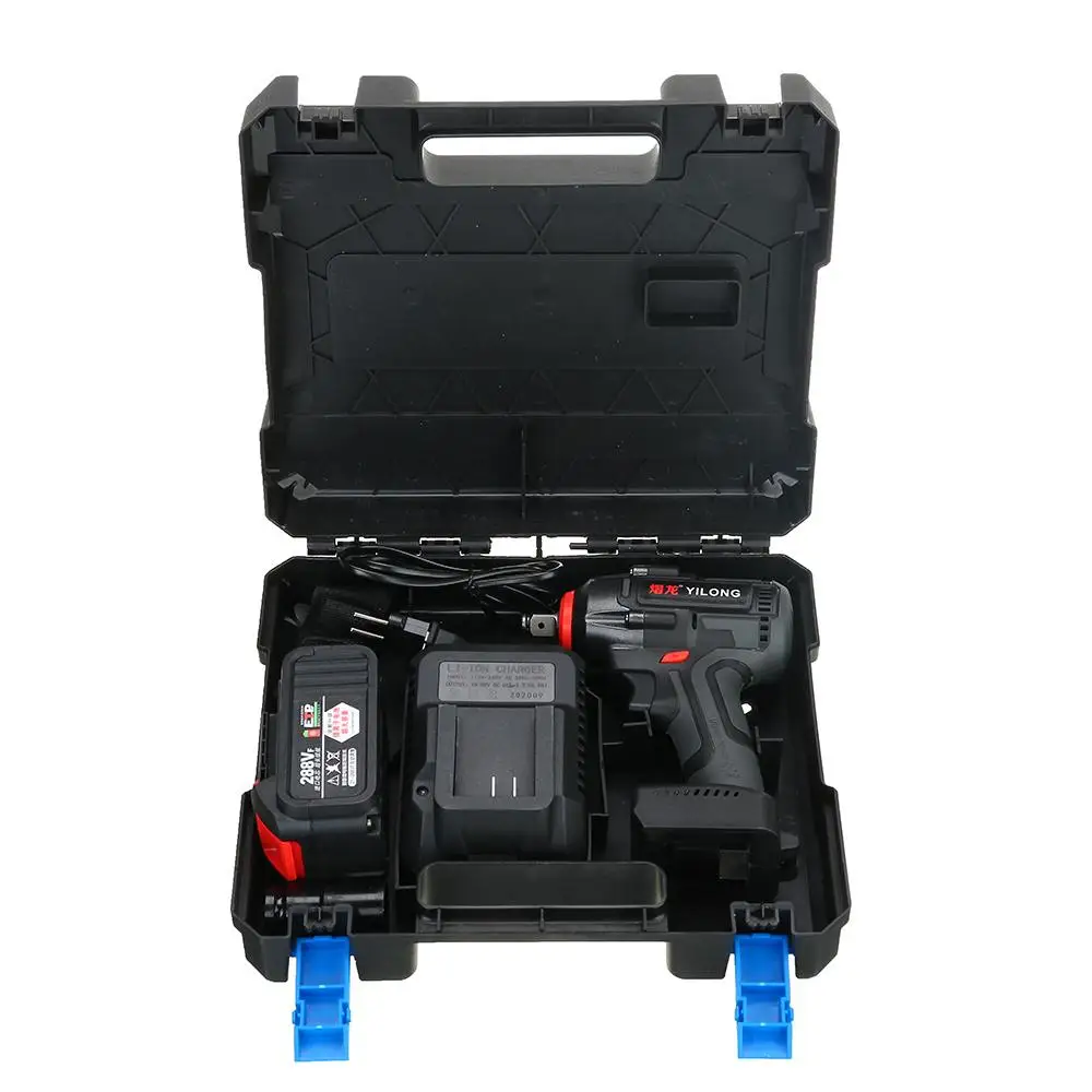 

288VF Cordless Brushless Electric Wrench 21V 800N.M Torque Impact Wrench with Lithium-Ion Batteries Rechargeable Power Tools