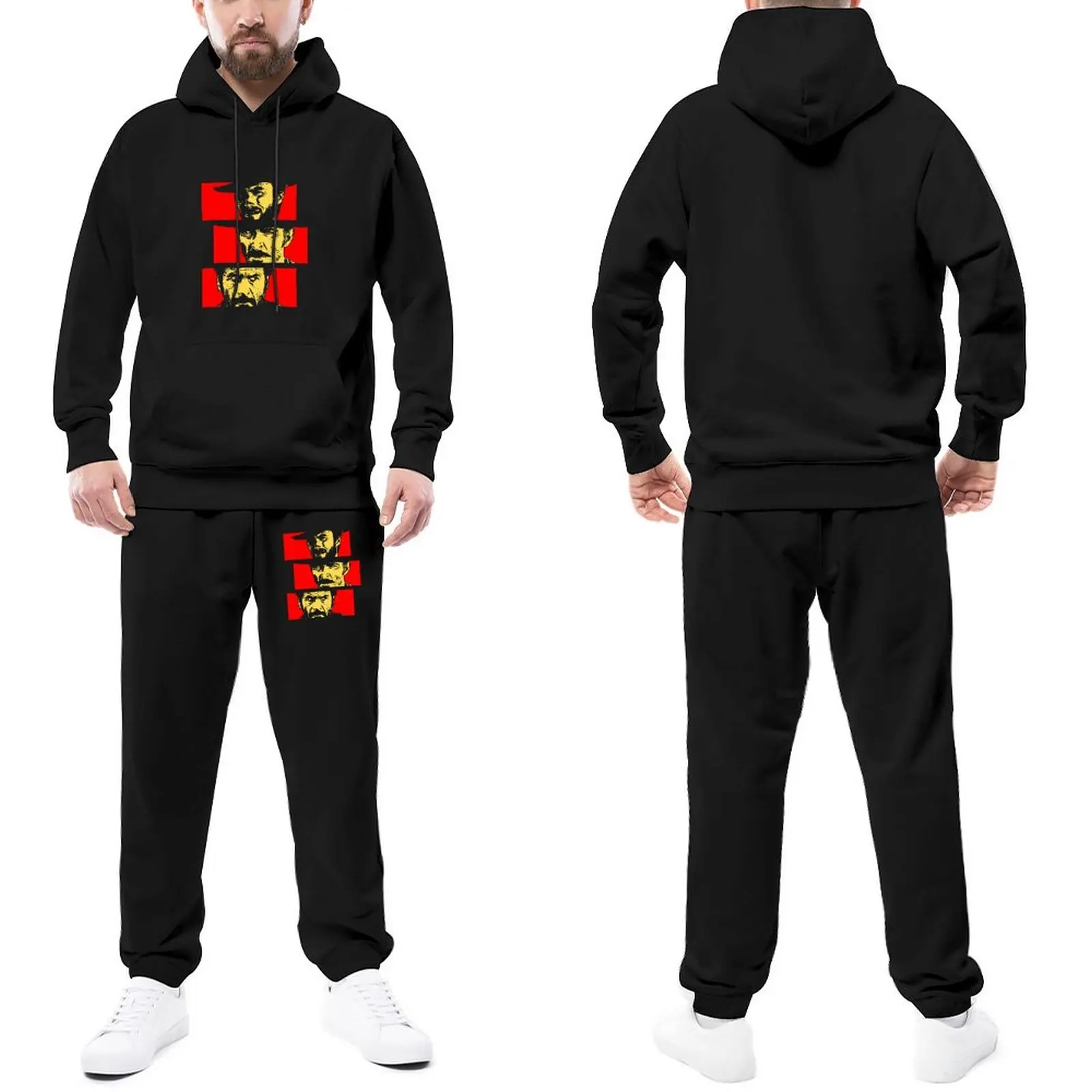 

Cult Mens Tracksuit Set Cult Men Sweatsuits Hip Hop Sweatpants And Hoodie Set Halloween