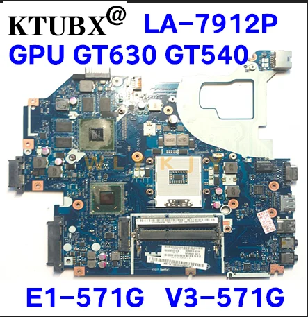 Для ACER E1 571G V3 571 материнская плата для ноутбука Q5WVH LA 7912P HM77 GPU GT640 GT630M 2 Гб
