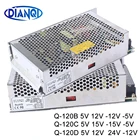 DIANQI Q-120D 5 V 12 V 24 V-12 V на четыре выхода Импульсный источник питания Q-120B 5 V 12 V-5 V-12 V ac dc преобразователь Q-120C 5 V 15 V-5 V-15 V