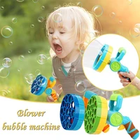 automatic electronic bubble machine blower maker install on bicycle for kids children baby bath outdoor indoor party games toy
