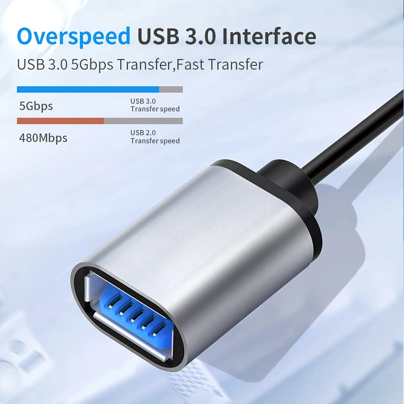 Кабель адаптер DataRoad USB C к кабель переходник OTG Type с разъемом папа на 3 0 Мама для