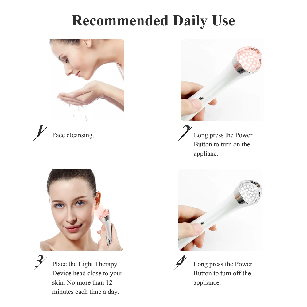 TOUCHBeauty 630nm красный светильник, терапевтический прибор, красный светильник, ручка для лечения акне, точечное лечение акне, ремонт шрамов, TB-1611A
