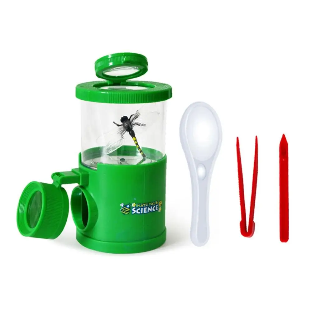 4 шт. Открытый насекомых настольная Игрушка Лупа палка научный эксперимент