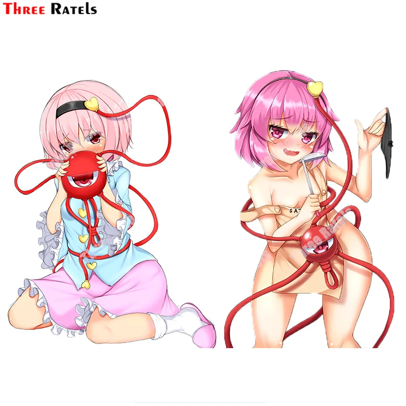 

Автомобильные аксессуары Three Ratels A875, виниловые водонепроницаемые наклейки Komeiji Satori Touhou для автомобилей и мотоциклов