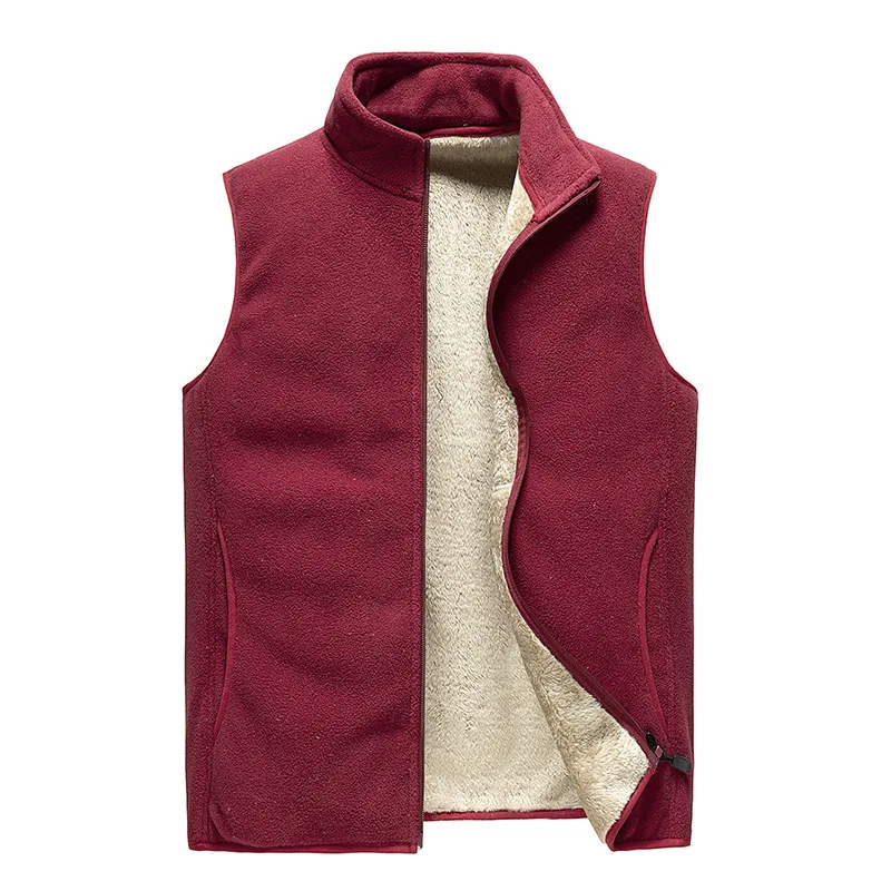 

Men Warm Waistcoats Clothing 8Xl Cashmere Men' Sleeveless Vest Jackets Winter Fashion Wool Vest Male Cotton-Padded Vests Coats