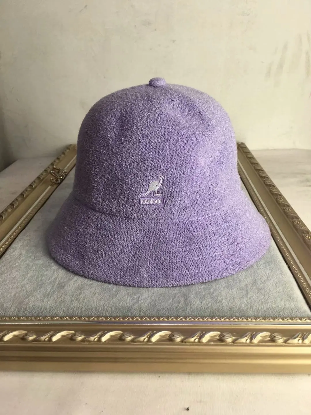 

2020 New Autumn and Winter New Knitted Kangaroo Fisherman Hat Hat Female Fashion Solid Color Wild Painter Hat Wool Hat Tide