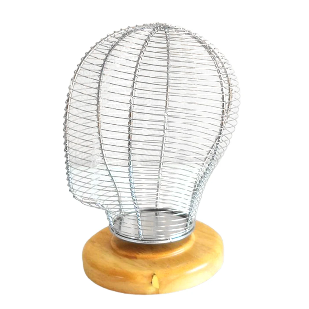 21 ''выдолбленный крепкий металлический манекен для волос головной убор стенд