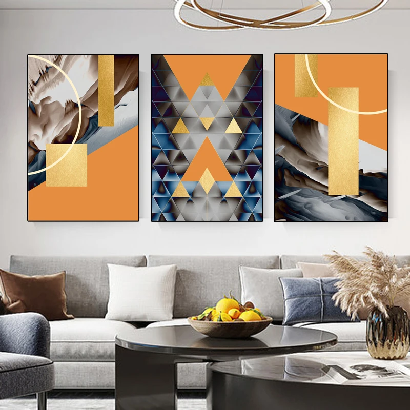 

Nordic Minimalist Pattern Canvas Painting Modern Bedroom Posters and Prints Wall Pictures for Living Room Home Decoration