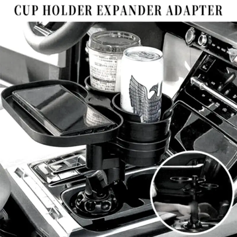 

4 In 1 Mintiml Cup Holder Expander Adapter Car Cup Board With Accessories Wireless Holder Dropshipping Container Car Chargi S5Z7