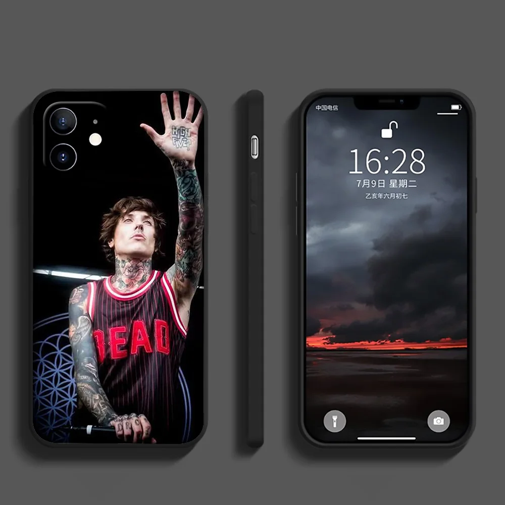 GX160 Оливер Sykes BMTH силиконовый мягкий чехол для iPhone 13 12 Mini 11 Pro XS Max XR X 8 7 6 6S Plus 5 5S SE 2020 |