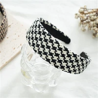 big bow hairband velvet woman hair accessory winter and autumn wide brimmed knot woman headband for hair drop shipping