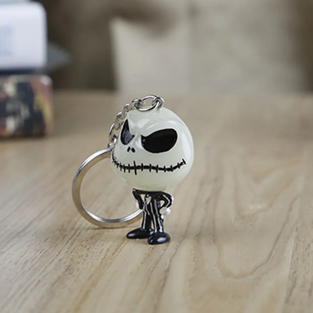 Подвеска для ключей в стиле панк с изображением тыквы принца Джека черепа |