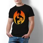 Футболка мужская с принтом Брюса Ли, китайского кунг-фу, 100 хлопок