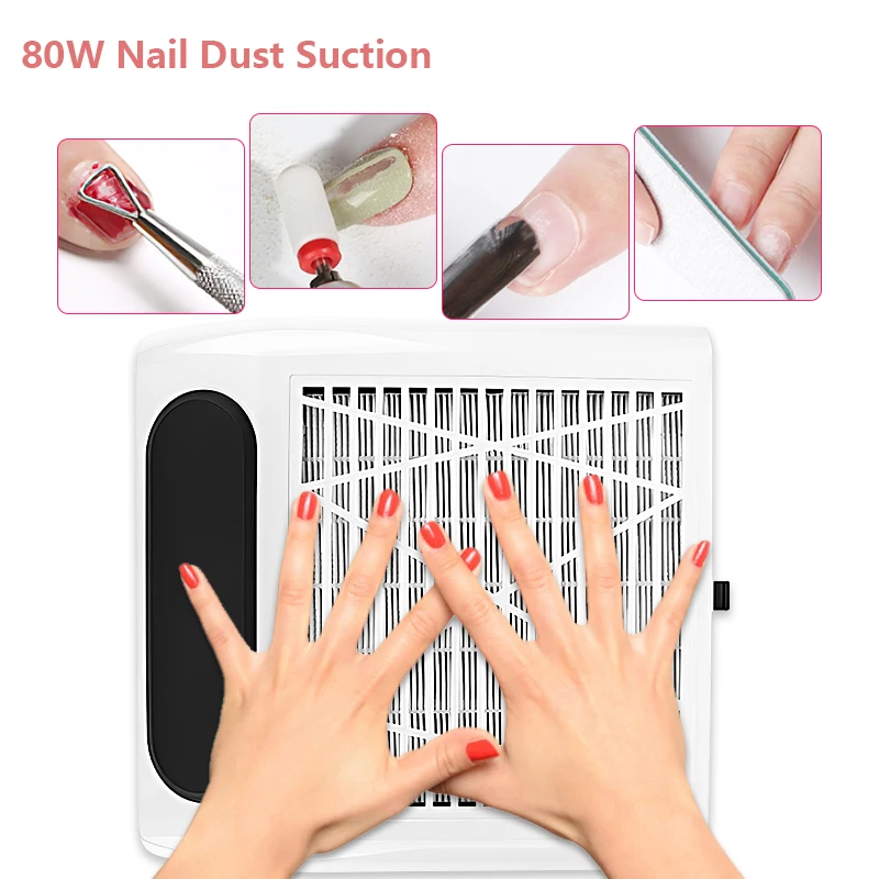 DIOZO 80 Вт лак для ногтей всасывающий пылесборник вентилятор Вакуумный очиститель