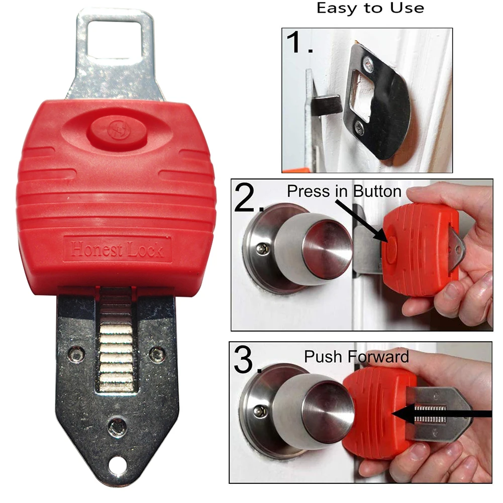 Креативные портативные домашние дверные замки Самооборона защита от кражи