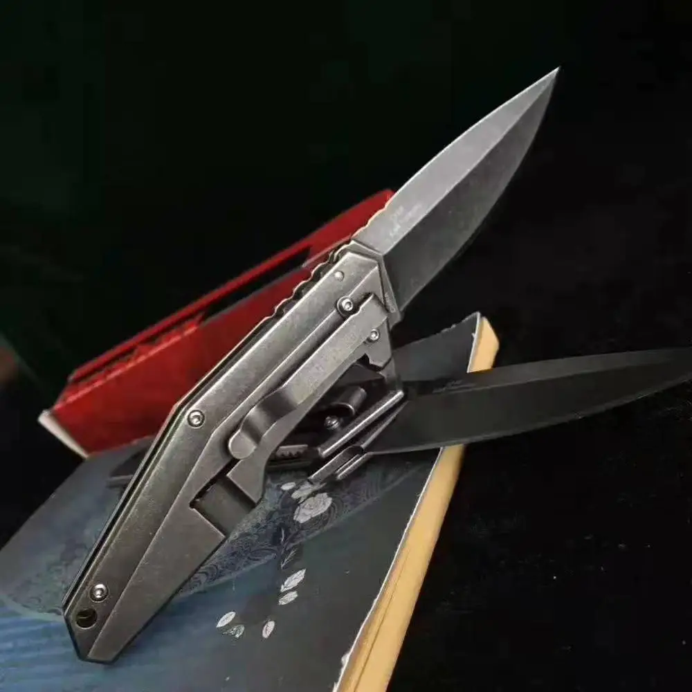 2019 новый складной нож Kershaw 1318 с лезвием из стали 8cr13mov, ручка из высокохромистой стали, для активного отдыха на свежем воздухе тактический карманный нож EDC инструмент.