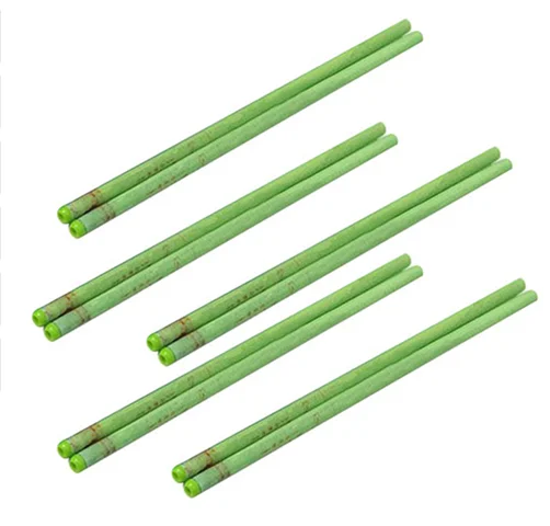 Green-5pairs 10 шт./партия, ушные свечи, забота о здоровье, лечение ушей, Удаление воска, приспособление для прочистки ушей, лечение Индиана, терапия, аромат, свеча - Цвет: Green-5pairs