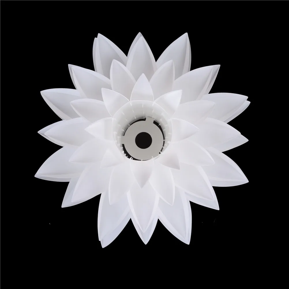 DIY светодиодный подвесной светильник люстра с абажуром Лили лотоса IQ головоломки