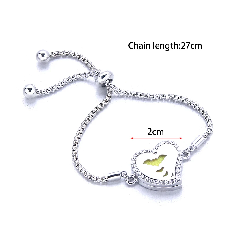 Браслет с изображением русалки Персиковое сердце браслет из нержавеющей стали